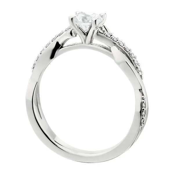 14K White matching Band for 9756DW Image 3 Tennies Jewelry Appleton, WI