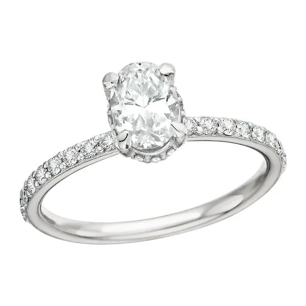 Shared-Prong Hidden Halo Semi- Tennies Jewelry Appleton, WI