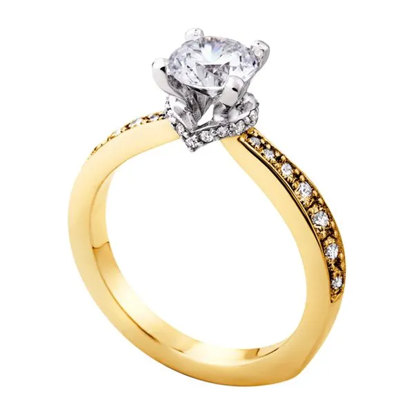 Diamond Accented Cathedral Sem Image 4 Tennies Jewelry Appleton, WI