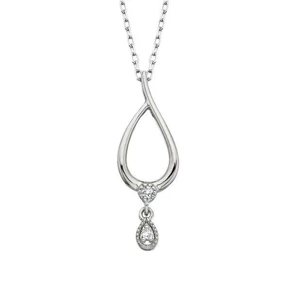 Diamond Drop Pendant .03tw Tennies Jewelry Appleton, WI