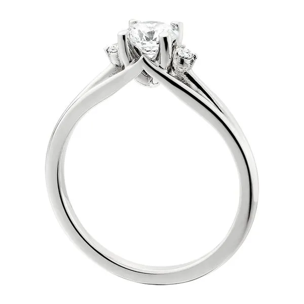 Round Accented Engagement Semi Image 2 Tennies Jewelry Appleton, WI