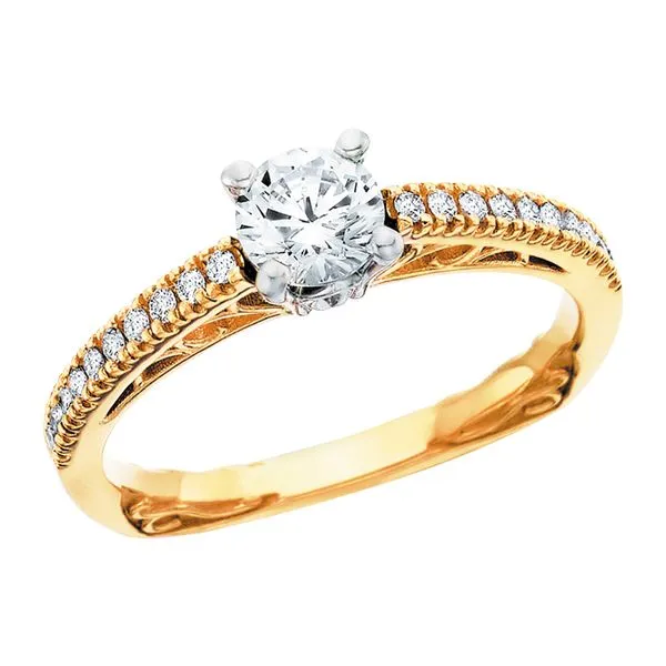 14TT Vintage Diamond Semi Image 4 Tennies Jewelry Appleton, WI