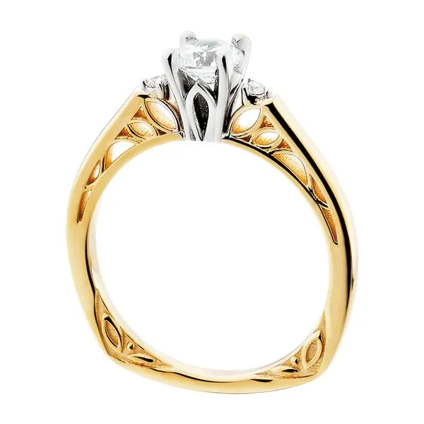 Three-Stone Engagement Semi-Mo Image 4 Tennies Jewelry Appleton, WI