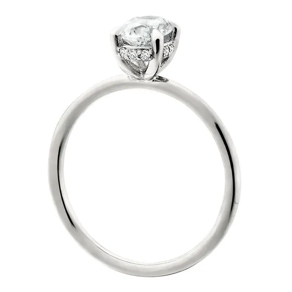 Hidden Halo Solitaire .07tw Image 2 Tennies Jewelry Appleton, WI