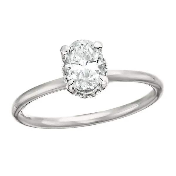 Hidden Halo Solitaire .07tw Tennies Jewelry Appleton, WI