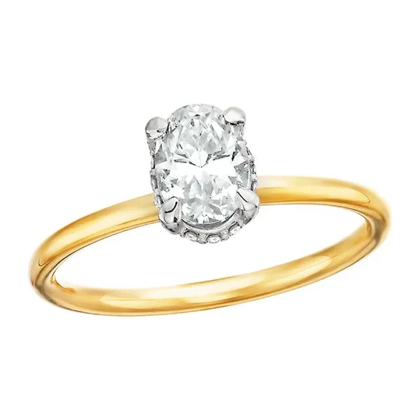 Hidden Halo Solitaire .07tw Image 5 Tennies Jewelry Appleton, WI