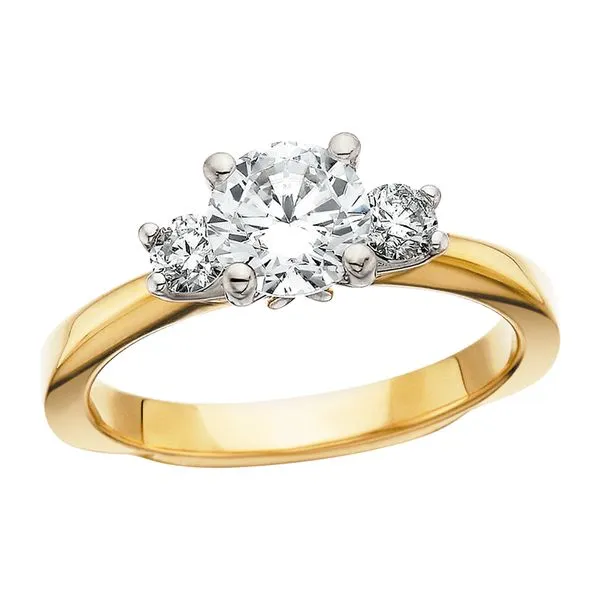 14TT 3-Stone Cathedral Semi Tennies Jewelry Appleton, WI