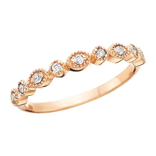 14K Stackable Diamond Band Image 5 Tennies Jewelry Appleton, WI