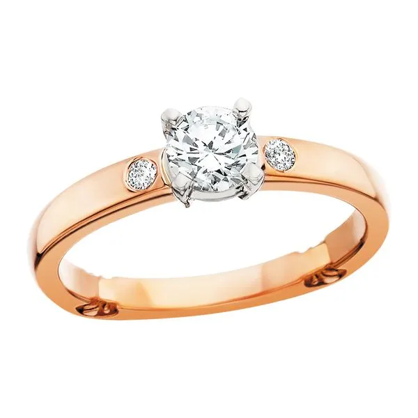 14PW Round Solitaire Semi Image 5 Tennies Jewelry Appleton, WI