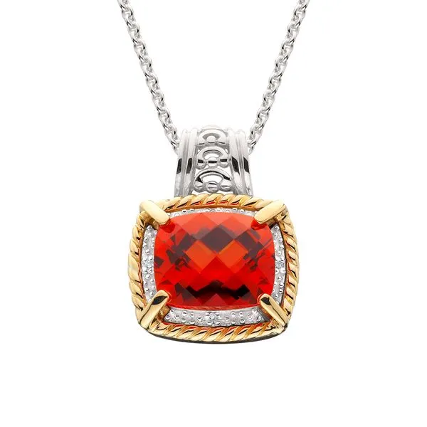 SS Created Org Saph Pendant Tennies Jewelry Appleton, WI