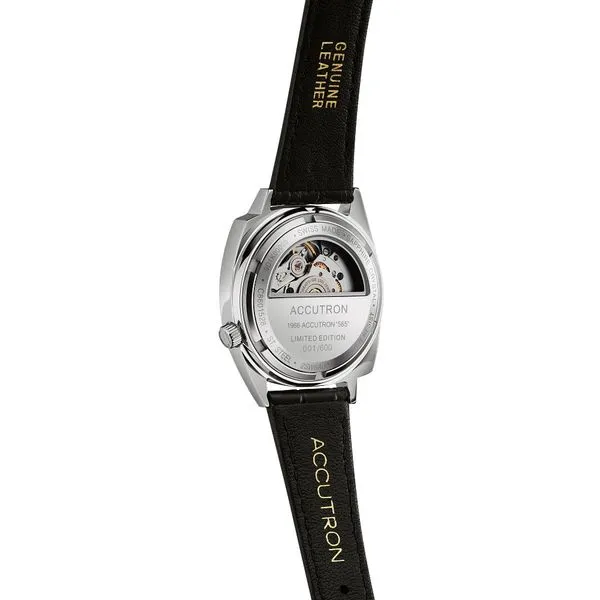 Accutron Stainless Steel Legacy Unisex Watch Image 2 K & Co Family Jewelers Eagle, ID