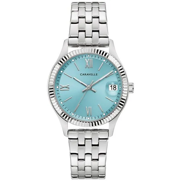 Caravelle Stainless Steel Classic CAR Ladies Watch Natale Jewelers Sewell, NJ
