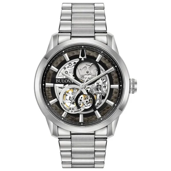 Bulova Stainless Steel Dress/Classic BUL Mens Watch D'Errico Jewelry Scarsdale, NY
