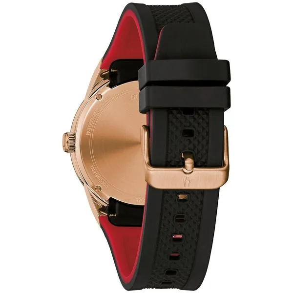 Bulova Stainless Steel Modern BUL Mens Watch Image 2 D'Errico Jewelry Scarsdale, NY