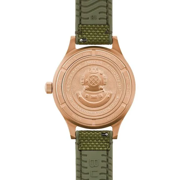 Bulova Bronze #CuSn8 Heritage Mens Watch Image 2 Spencer's Jewelers Athens, GA