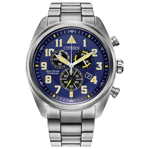 CITIZEN Eco-Drive Weekender Garrison Mens Super Titanium Lewisburg Diamond & Gold Lewisburg, WV