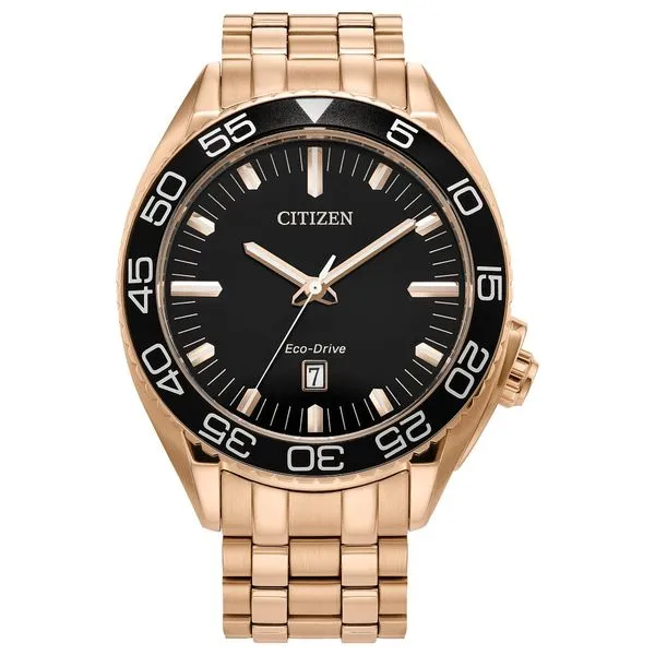 CITIZEN Eco-Drive Sport Luxury Carson Mens Stainless Steel Lewisburg Diamond & Gold Lewisburg, WV