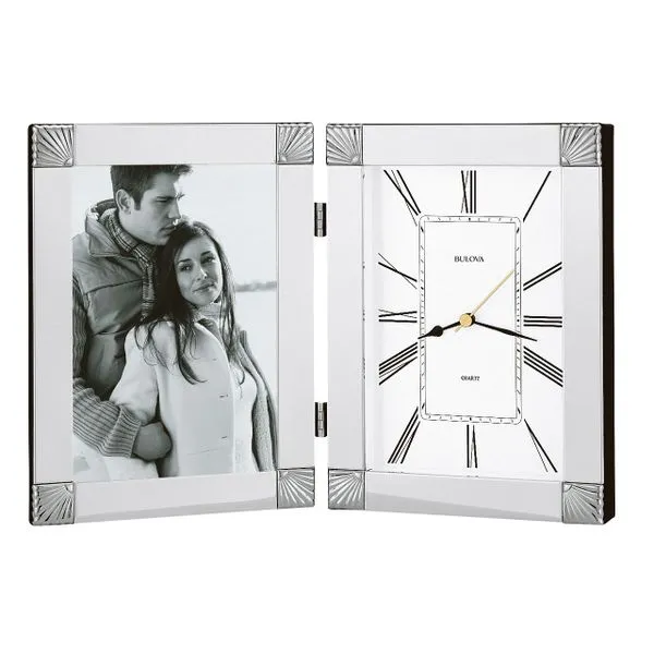 Bulova  Table Top   Picture Frame Clock Austin's Fine Diamonds & Jewelry Lyndhurst, NJ