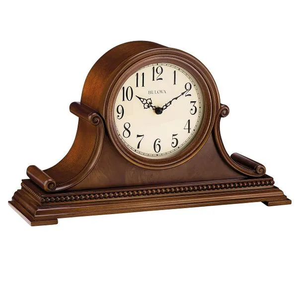 Bulova  Strike and Chime   Mantle Clock D'Errico Jewelry Scarsdale, NY