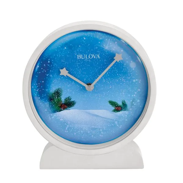 Bulova  Table Top   Holiday Clock Austin's Fine Diamonds & Jewelry Lyndhurst, NJ