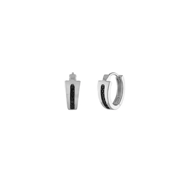 Bulova Sterling Silver 925 Luxury Jewelry Mens Earring Image 2 Natale Jewelers Sewell, NJ