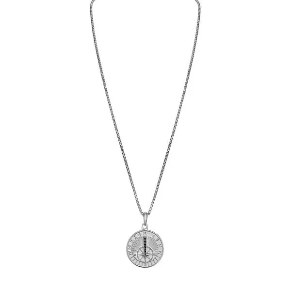 Bulova Sterling Silver 925 Classic Jewelry Mens Pendant D'Errico Jewelry Scarsdale, NY