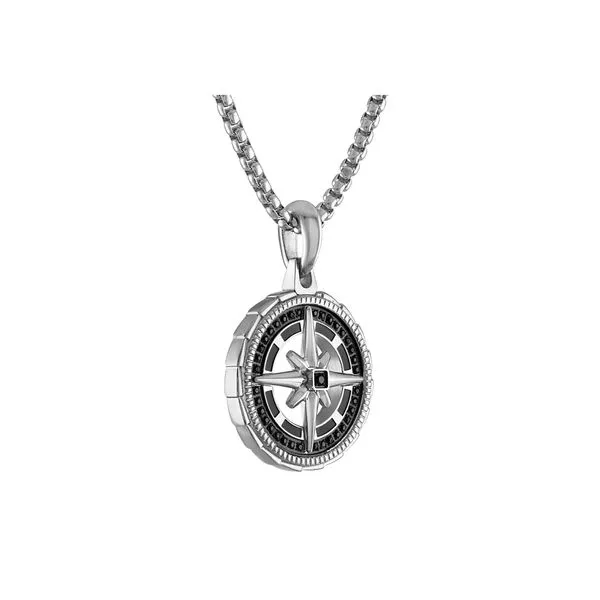 Bulova Stainless Steel Performance Jewelry Mens Necklace Image 2 D'Errico Jewelry Scarsdale, NY