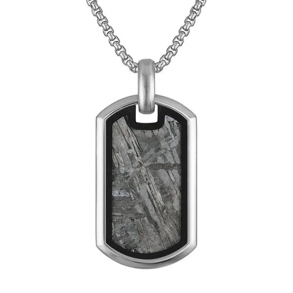 Bulova Stainless Steel Luxury Jewelry Mens Pendant Austin's Fine Diamonds & Jewelry Lyndhurst, NJ