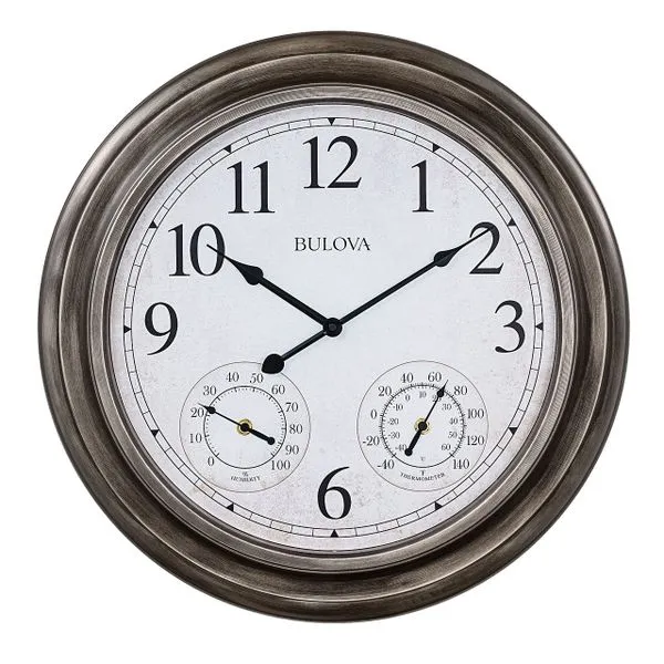 Bulova  Wall   Outdoor Clock Spencer's Jewelers Athens, GA