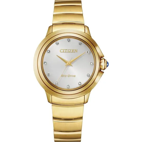 CITIZEN Eco-Drive Dress/Classic Eco Ceci Ladies Stainless Steel Lewisburg Diamond & Gold Lewisburg, WV