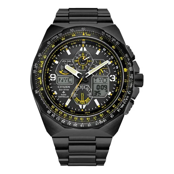 CITIZEN Eco-Drive Promaster Eco Skyhawk Mens Stainless Steel Lewisburg Diamond & Gold Lewisburg, WV