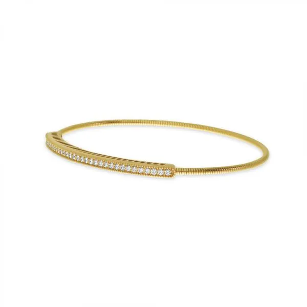 14K Yellow Gold Diamond Expandable Bracelet Ambassador Diamond Jewelers Tucson, AZ