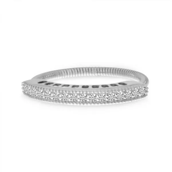 14K White Gold Diamond Stretch Ring Ambassador Diamond Jewelers Tucson, AZ