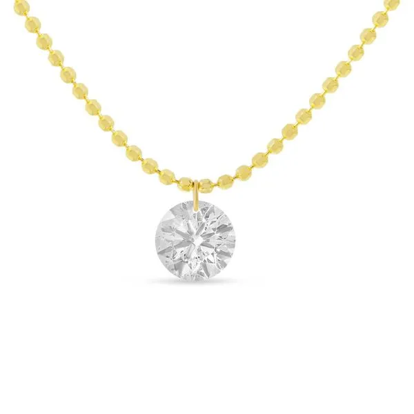 14K Yellow Gold Dashing Diamonds 0.42 ct Single Necklace Clater Jewelers Louisville, KY