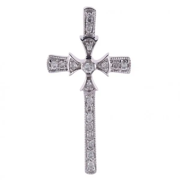 14K Yellow Gold Byzantine Grand Diamond Cross Ambassador Diamond Jewelers Tucson, AZ