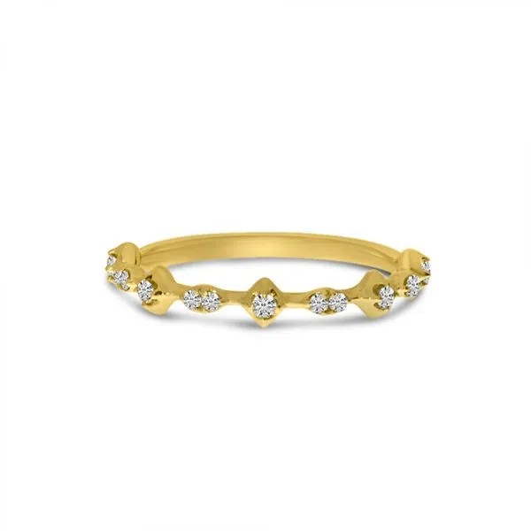 14K Yellow Gold Diamond Stackable Ring Ambassador Diamond Jewelers Tucson, AZ
