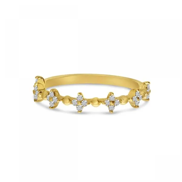 14K Yellow Gold Diamond Stackable Ring The Jewelry Source El Segundo, CA