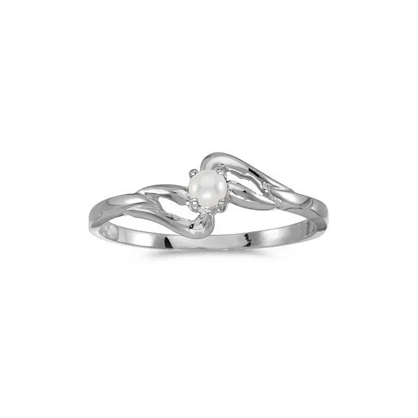 10k White Gold Pearl Ring Ambassador Diamond Jewelers Tucson, AZ