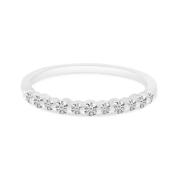 14K White Gold Shared Prong Diamond Band Ambassador Diamond Jewelers Tucson, AZ