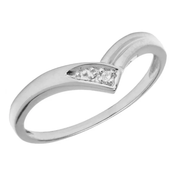 Sterling Silver Diamond ^V^ Ring Ambassador Diamond Jewelers Tucson, AZ