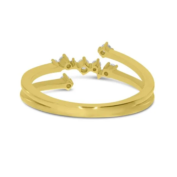 14K Yellow Gold Diamond Scattered Band Ring Image 3 Dahlkemper's Jewelry Connection Erie, PA