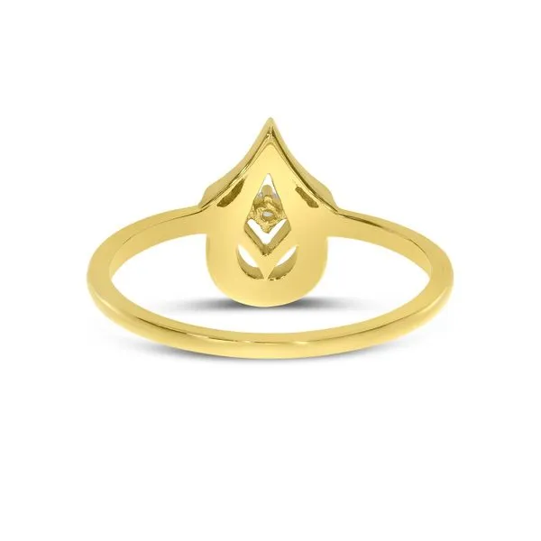 14K Yellow Gold Diamond Geometric Fashion Ring Image 4 Moseley Diamond Showcase Inc Lexington, SC