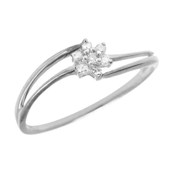 Sterling Silver Open Band Cluster Ring Ambassador Diamond Jewelers Tucson, AZ