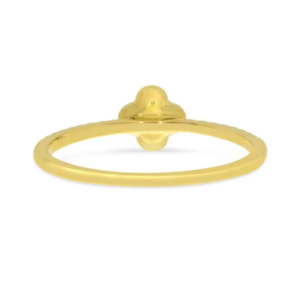 14K Yellow Gold Ruby and Diamond Precious Clover Ring Image 4 Ambassador Diamond Jewelers Tucson, AZ