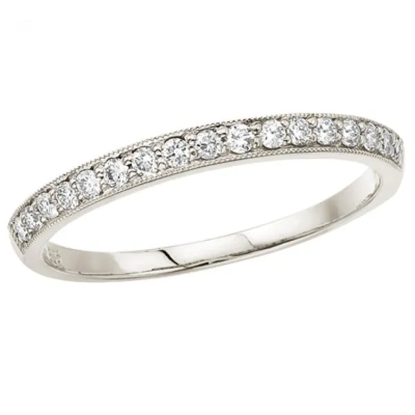 14K White Gold Prong Set Diamond Band Ring Ambassador Diamond Jewelers Tucson, AZ