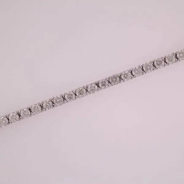 14k White Gold 5 Ct Diamond Tennis Bracelet Ambassador Diamond Jewelers Tucson, AZ