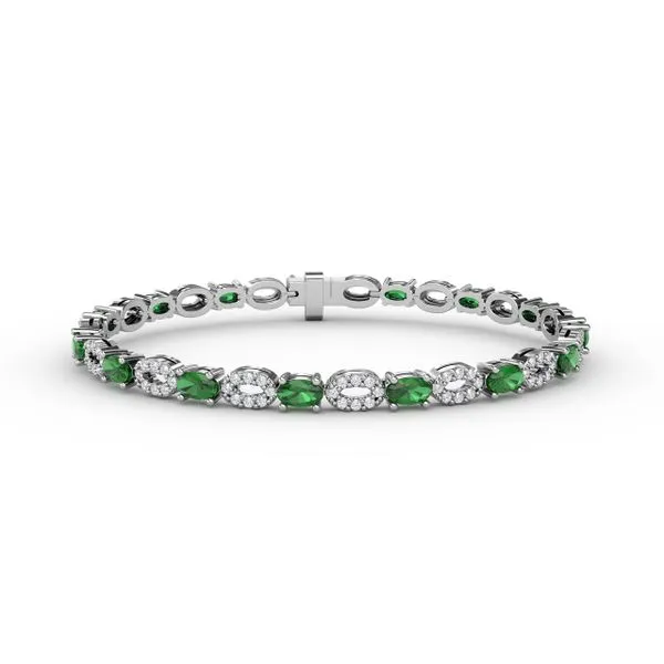 Interchanging Emerald and Diamond Bracelet  Steve Lennon & Co Jewelers  New Hartford, NY