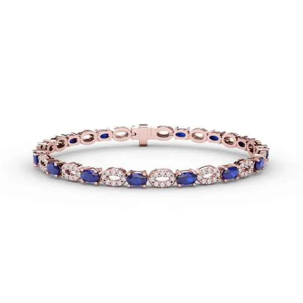 Interchanging Sapphire and Diamond Bracelet Gaines Jewelry FLINT, MI