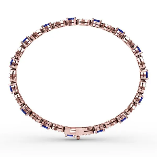 Interchanging Sapphire and Diamond Bracelet  Image 3 Castle Couture Fine Jewelry Manalapan, NJ