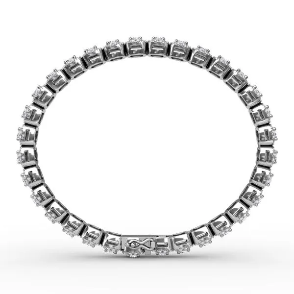 Cushion Cut Diamond Bracelet Image 3 The Diamond Center Claremont, CA